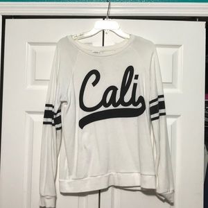 “Cali” white sweater